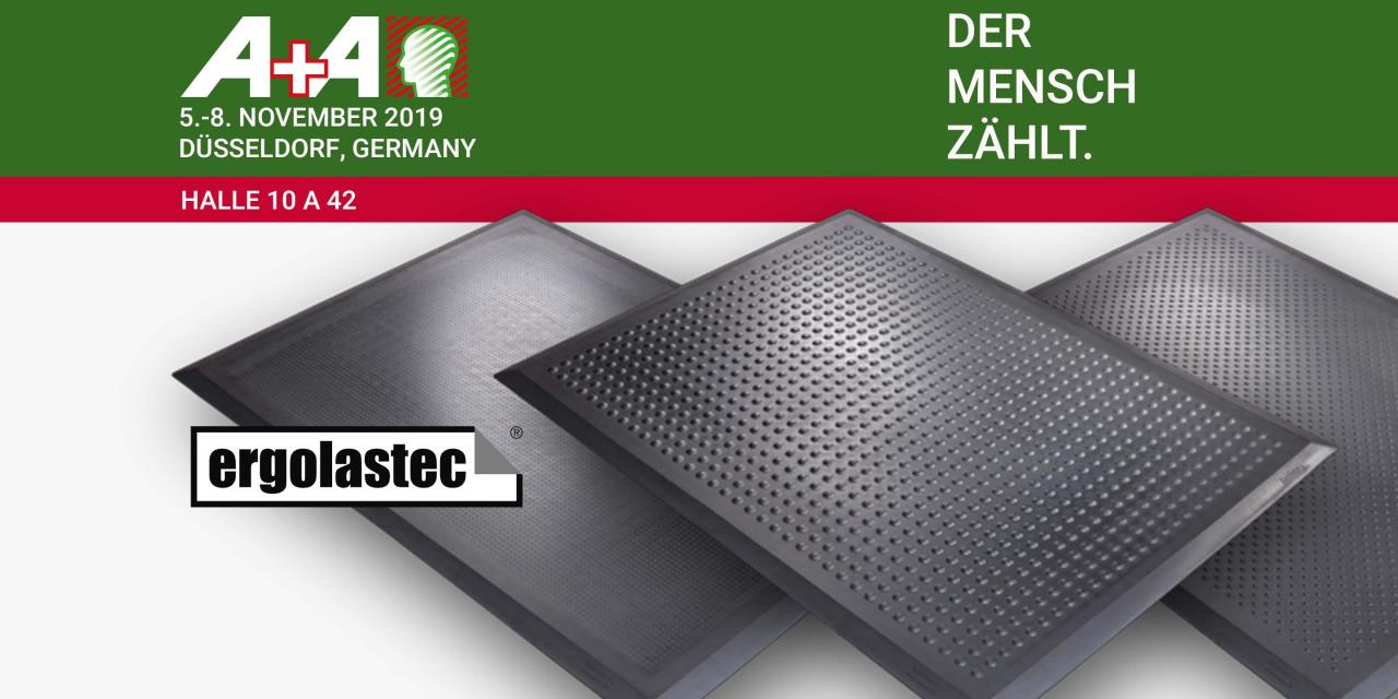 Ergonomic workplace mats and the exhibition aplusa