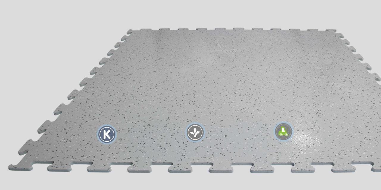 Drivable floor protection mat Moovetec